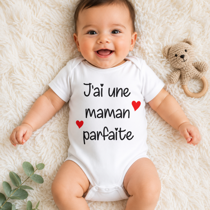Body Bébé « J'ai une maman parfaite » 0-3mois