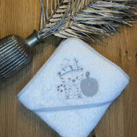 Cape de bain 100x100 Gris