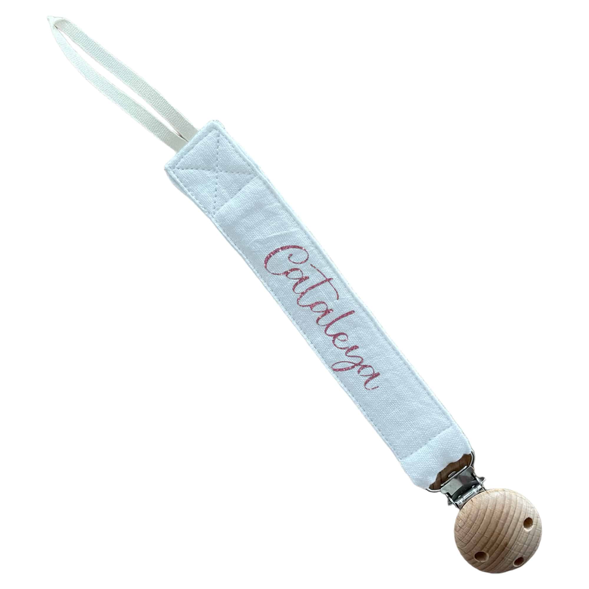 Coffret personnalisable couverture polaire légère, doudou lapin et attache tétine - Bébé Tendances