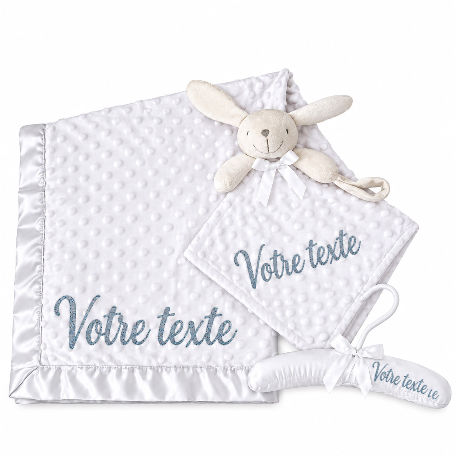 Coffret personnalisée Blanc - 3 pièces