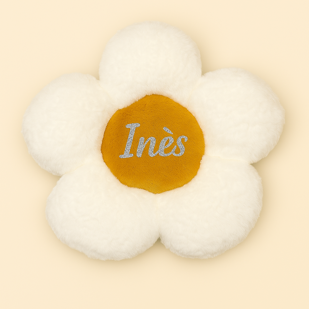 Coussin en forme de fleur personnalisable - Bébé Tendances