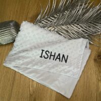 Couverture gris personnalisable