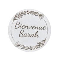 Disque en bois personnalisable