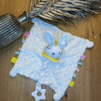 Doudou lapin blanc personnalisable – Image 2