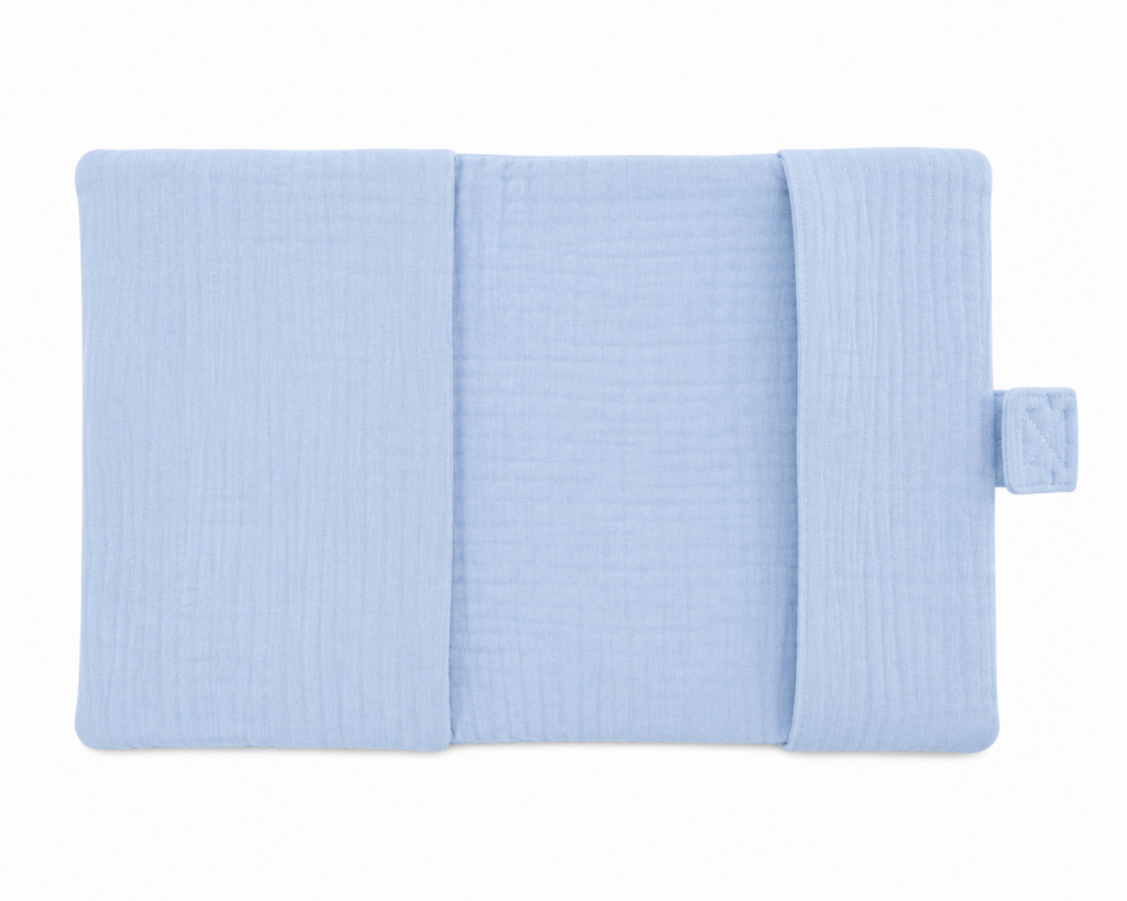 Protège carnet de santé bleu personnalisable - Bébé Tendances