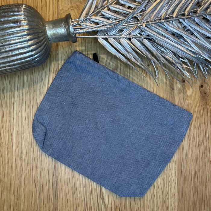Trousse de toilette gris personnalisable - Bébé Tendances