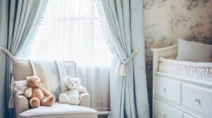 type de rideau chambre de bébé